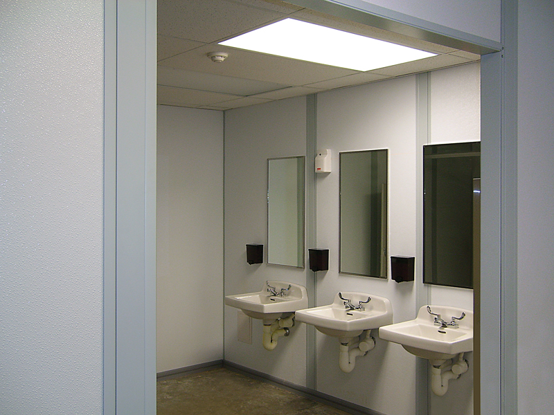 InPlant Modular Factory Bathroom InPlant Offices Incorporated